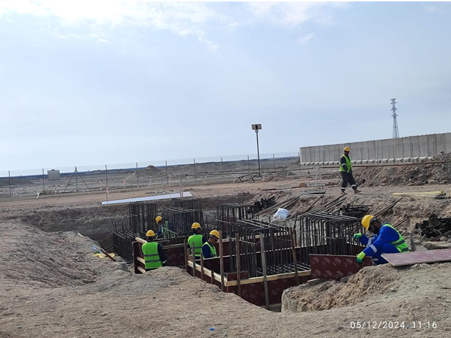 Construction of 33kva electrical towers